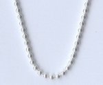 Sterling Silver 925 Ball/Bead Chain - 2mm - 20"