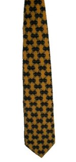 ESCHER 100% Silk Butterfly Patterned Tie - 58 x 4
