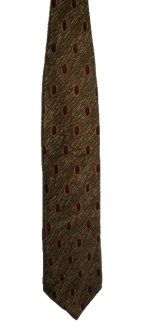 PIERRE CARDIN 100% Silk Geometric Patterned Tie - 60 x 4