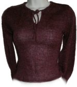 SMOOCHES Fitted Sweater Knit Sweater w/Metallic - Misses/Jrs Small - BRAND NEW