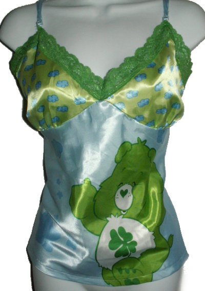 CARE BEARS Satin Camisole - Juniors Large - BRAND NEW