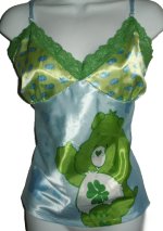 CARE BEARS Satin Camisole - Juniors Large - BRAND NEW