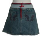 NEVADA Stretch Denim Jean Mini Skirt - Girls 10 - NEW