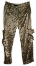 GUESS COLLECTION Funky Satin Cargo Dressy Harem-Like Pants - Misses 12 - BRAND NEW