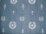 FLEUR-DE-LYS Themed Aged-Look King Size Duvet Cover - BRAND NEW