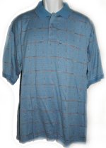 GEOFFREY BEENE Mercerized Cotton Golf Polo Style Shirt Top - Mens Large - NEW