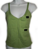 LIZ CLAIBORNE Fine Cotton Knit Camisole Sweater Top - Misses Large - BRAND NEW