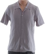 ALFANI Fine Knit Retro Look Button Front Shirt/Sweater - Mens X-Large - BRAND NEW