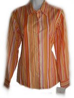 LIZ CLAIBORNE Striped & Checkered Long Tapered Fit Blouse - Misses 6 - NEW