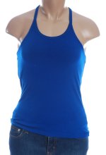 MODA INTERNATIONAL Unique Halter Lace Back Knit Tank Top - Misses/Jrs Medium - BRAND NEW