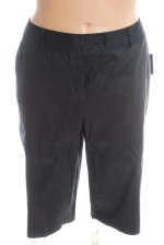 ALFANI Fine Linen/Viscose Stretch Bermuda Shorts - Misses 20W - BRAND NEW