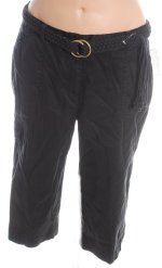 CHARTER CLUB Allison Fit Pedal Pushers Stretch Cotton Pants - Womens 18W - BRAND NEW