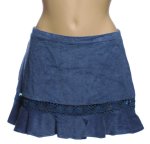 ANNE COLE LOCKER Blue Terry Cloth SWIM SKIRT Cover Up - XL