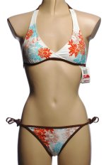 ONEILL White Beaded String Bikini - Size XS