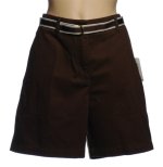 JONES NEW YORK Signature Flat Front Brushed Cotton Shorts - Misses 8 - BRAND NEW