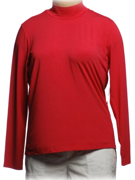 JONES NEW YORK JNY Collection Women Mock Neck Long Sleeve Top - Plus 0X - NEW
