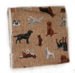 VIP Print by Cranston - Dog Cotton Print Fabric - 45" x 82" - NEW!