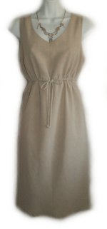 THYME MATERNITY Fully Lined Sleeveless Dress - Misses Large