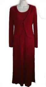 ADRIANNA PAPELL Unique Textured Long Dress & Jacket Set - Misses 6