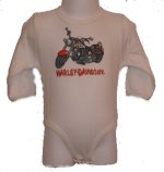 HARLEY DAVIDSON Motorcycle Themed Onezee - Boys 3-6 months