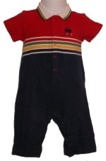 GYMBOREE Baby 1 pc Cotton Pique Car Themed Romper - Boys 3-6 months