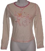 DISNEY'S Tinker Bell Long Sleeve T-Shirt Top - Girls L