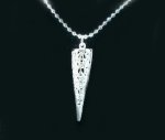 Sterling Silver Chain & Pendant Necklace - 17"