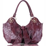 ROXANNE Vintage Leather Hobo Tote Handbag