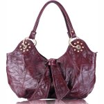 ROXANNE Vintage Leather Hobo Tote Handbag