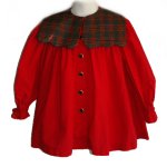 GOTTA B ME Boutique "FRENCH FETE" Poets Style Dress & Large Removable Collar Dress - Girls 24 mos
