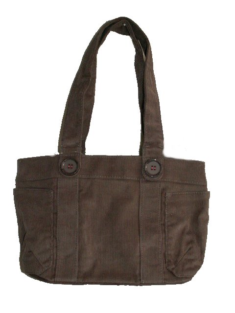 AEROPOSTALE Reversible Corduroy & Plaid Tote Bag