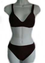 JANTZEN Textured Fabric Sporty Bikini - Misses 6