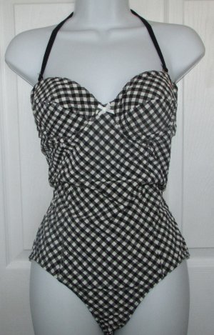 GUESS Retro Look Gingham One Piece Swimsuit - 8