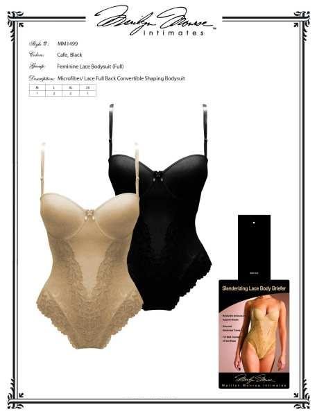 MARILYN MUNROE Bodyshaper Teddy - NUDE,Med