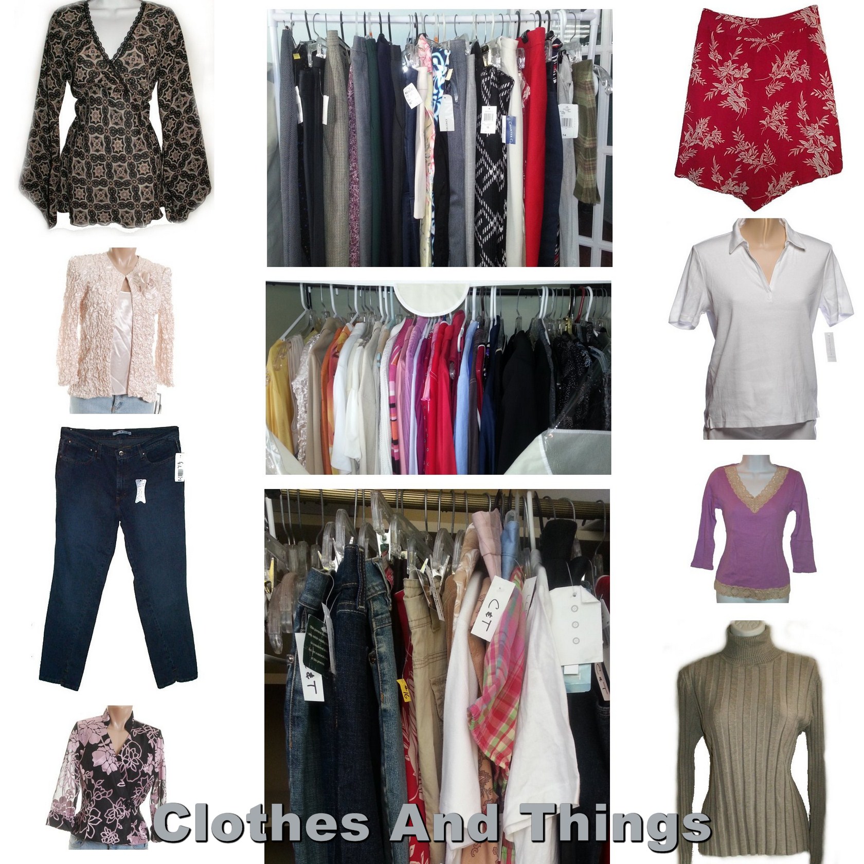 Wholesale Brand Name Designer Mixed Clothing Lot - 10 Pcs - FREE SHIP